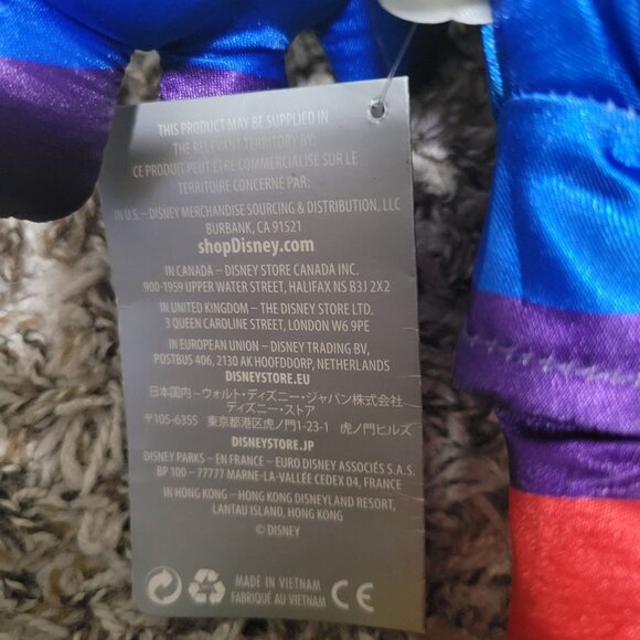 Disney Store Rainbow Collection Mickey Mouse 16 inch Plush Stuffed Animal Toy - Picture 5 of 7